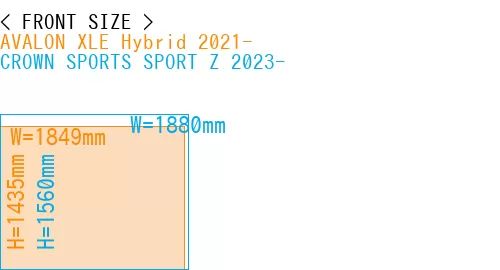 #AVALON XLE Hybrid 2021- + CROWN SPORTS SPORT Z 2023-
